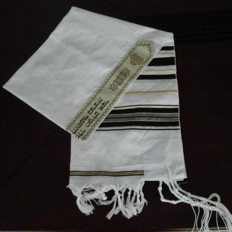 all in one place אביזרי גברים Messianic Tallit Prayer Shawl Talit Blue And Gold With Talis Bag Israel Tallit