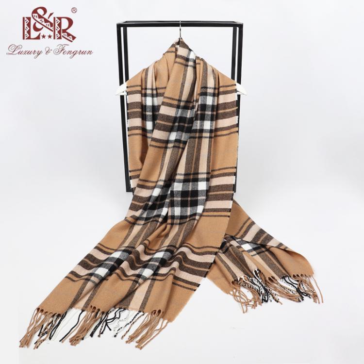 all in one place אביזרי גברים 2021 winter men plaid scarf cashmere scarves for women echarpe foulard femme long wool pashmina sjaal shawls business scarf