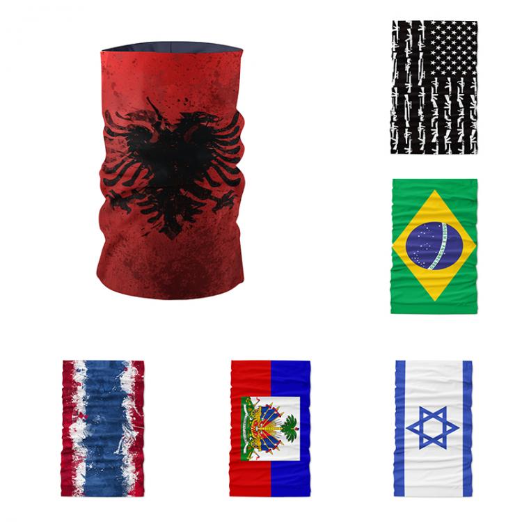 all in one place אביזרי גברים Flag Neck Gaiter Outdoor Multifunctional Bandana Seamless Tubular Bandana Tube Scarf Headband hijab Bandana headwear Mask