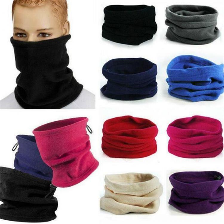 all in one place אביזרי גברים 1PC 3in1 Winter Unisex Women Men Sports Thermal Fleece Scarf Snood Neck Warmer Face Mask Beanie Hats