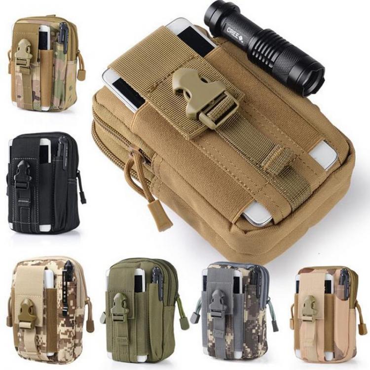 all in one place אביזרי גברים Outdoor Men Waist Pack Bum Bag Pouch Waterproof Tactical Military Sport Hunting Belt Molle Nylon Mobile Phone Bags Travel Tools