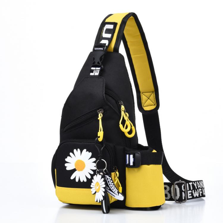 all in one place אביזרי גברים 2021 Unisex Women Fashion Chest Bag Female Cartoon Shoulder Bag Travel Sports Crossbody Bag Ladies Floral Waist Pack Bag