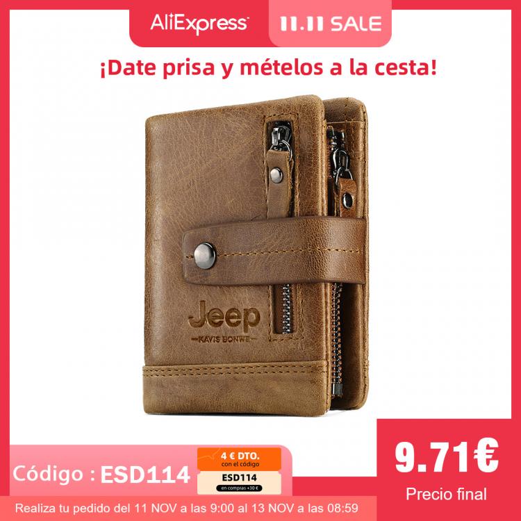 all in one place אביזרי גברים HUMERPAUL Genuine Leather Wallet Fashion Men Coin Purse Small Card Holder PORTFOLIO Portomonee Male Walet for Friend Money Bag