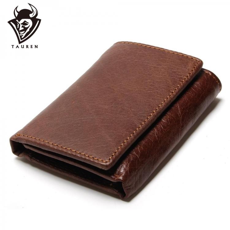 all in one place אביזרי גברים RFID Wallet Antitheft Scanning Leather Hasp Leisure Men's Slim Mini Case Credit Card Trifold Purse