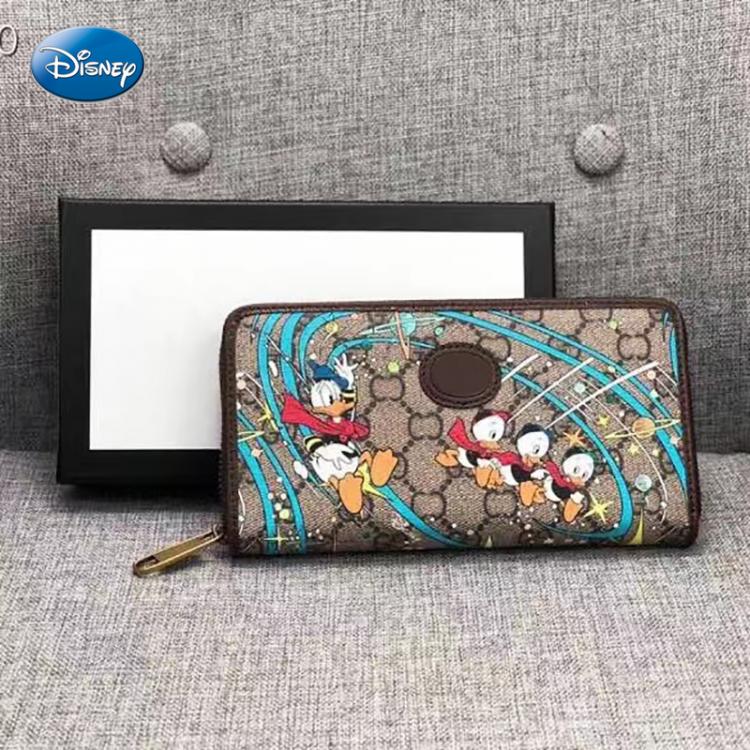 all in one place אביזרי גברים Disney Mickey Cartoon Men's and Women's Long Wallet High-quality Short Wallet Multi-card Card Holder Coin Purse Clutch 2