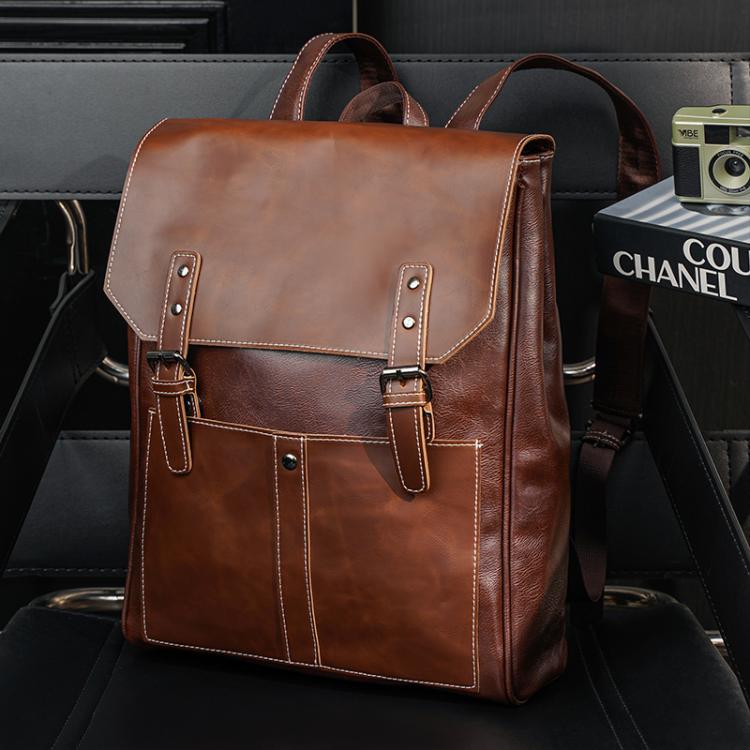 all in one place אביזרי גברים Men's Fashionable Travel Backpacks Black Notebooks School Girl Boy Vip Teenagers Tactical Laptop Backpack Male Retro Leather 