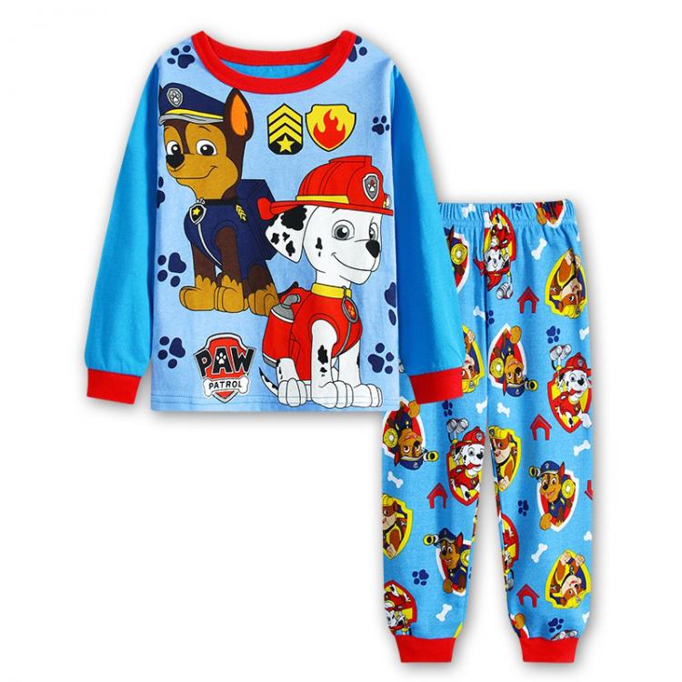 all in one place ילדים ותינוקות Paw Patrol Original Cotton Cartoon Children for Pajamas Two-piece Thin Section Long-sleeved Patrulla Canina Kids Pajamas