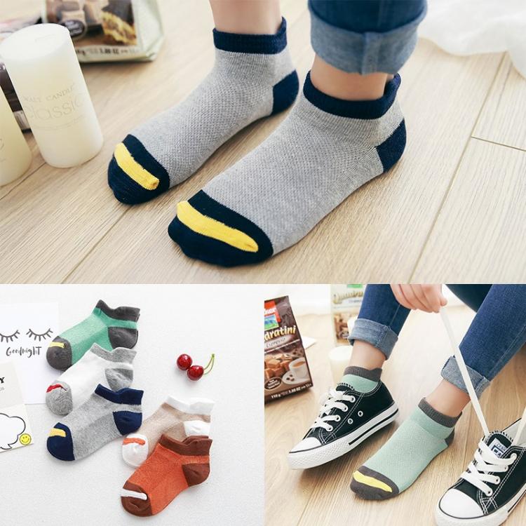 all in one place ילדים ותינוקות 10Pcs/lot Spring Summer children's socks Mesh Cotton Socks for a boy Striped Solid socks for children Girls Kids Sport Socks