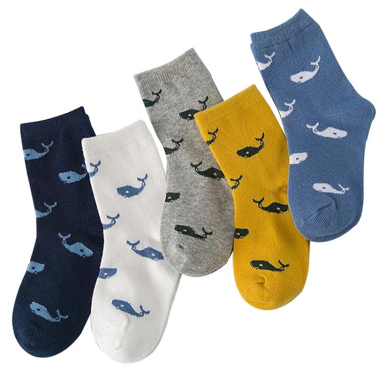 all in one place ילדים ותינוקות 5 Pair/lot New Soft Cotton Boys Girls Socks Cute Cartoon Pattern Kids Socks For Baby Boy Girl 7 Kinds Style Suitable For 1-10Y