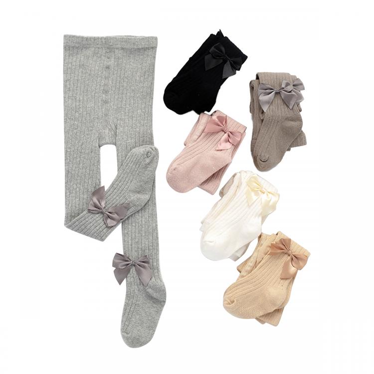 all in one place ילדים ותינוקות Kids Infant Baby Girls Cute Bowknot Pantyhose Kids Baby Girls Fashion Solid Ribbed Tights for Party Daily Wear 6M-12Years