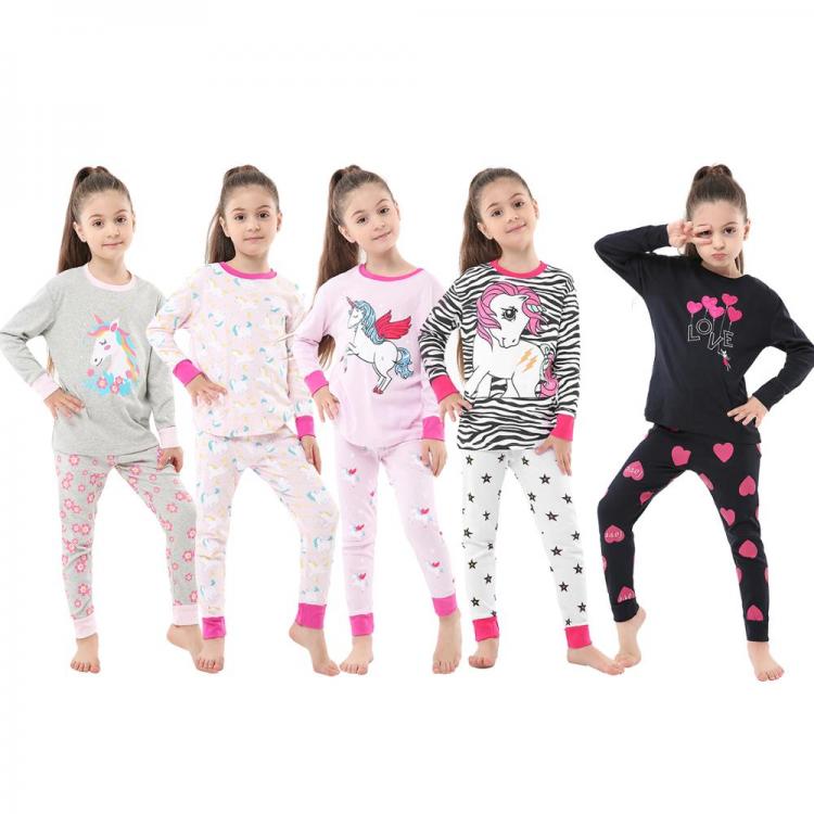 all in one place ילדים ותינוקות 2020 new girls unicorn pajamas children sleepwear boys dinosaur pijamas baby pyjamas kids rocket homewear for 1-8 year