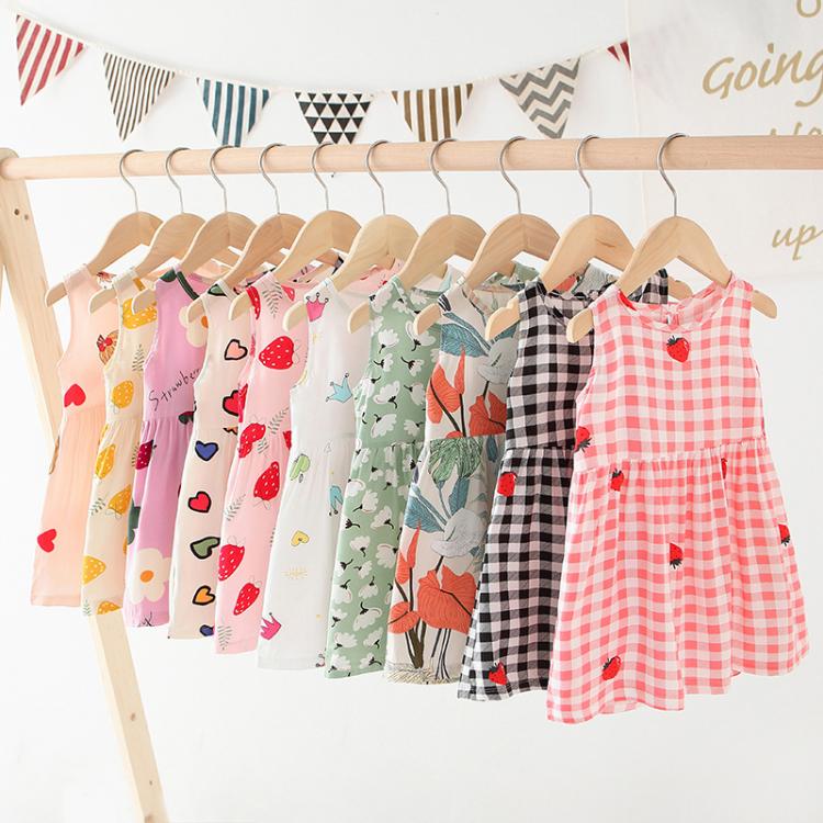 all in one place ילדים ותינוקות Floral Summer Dress Cute Baby Girl Clothes Fairy Flower Girl Dresses Teen Grls Clothing Strawberry Sundress Vestidos De Verano