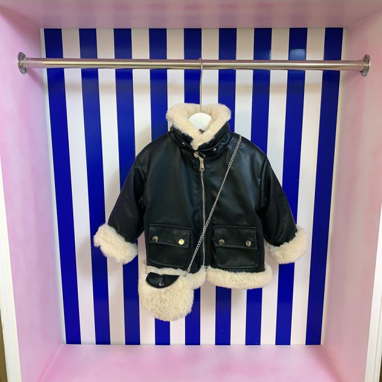 all in one place ילדים ותינוקות Fashion Baby Girl Winter Clothes Jacket Thick Lamb Wool Kids Coats Warm Velvet Children's Outerwear Teen Girls Designer Cloth