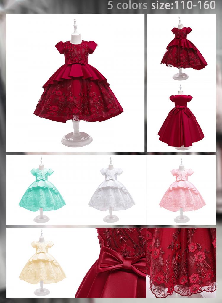 all in one place ילדים ותינוקות Middle-aged Children's Tuxedo Dress for Girls 2021 Spot European and American Princess Dress Girl Clothing Girls Casual Dress