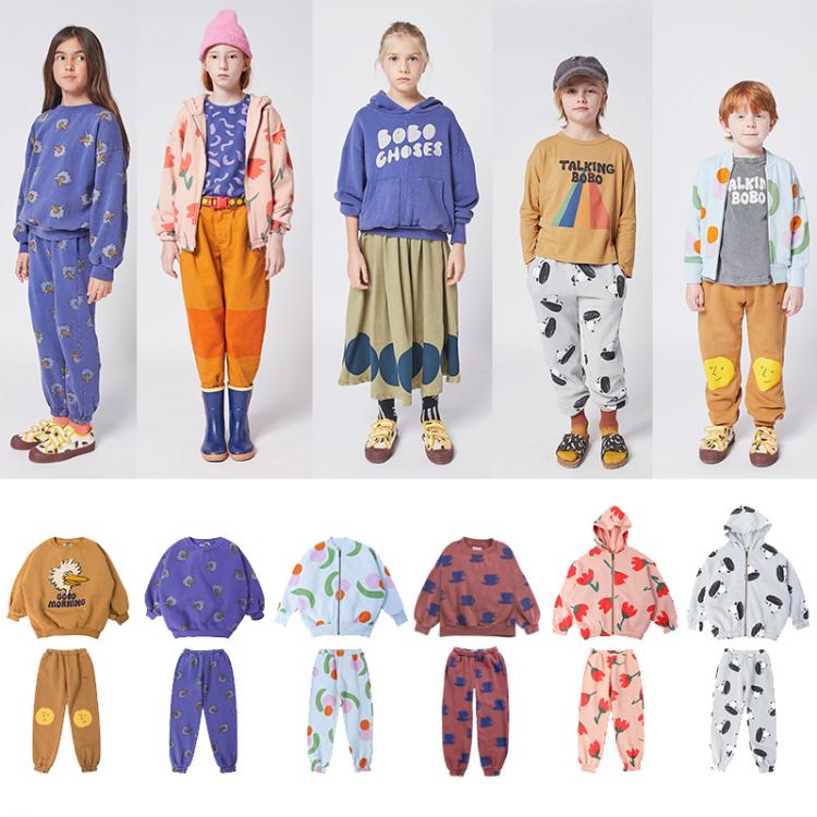 all in one place ילדים ותינוקות Bobo 2021 Kids Clothing Set Boys Sweaters Autumn Winter Coat for Girls Babi Sweatshirt Child Long Sleeve O-neck Cute Tops Pants
