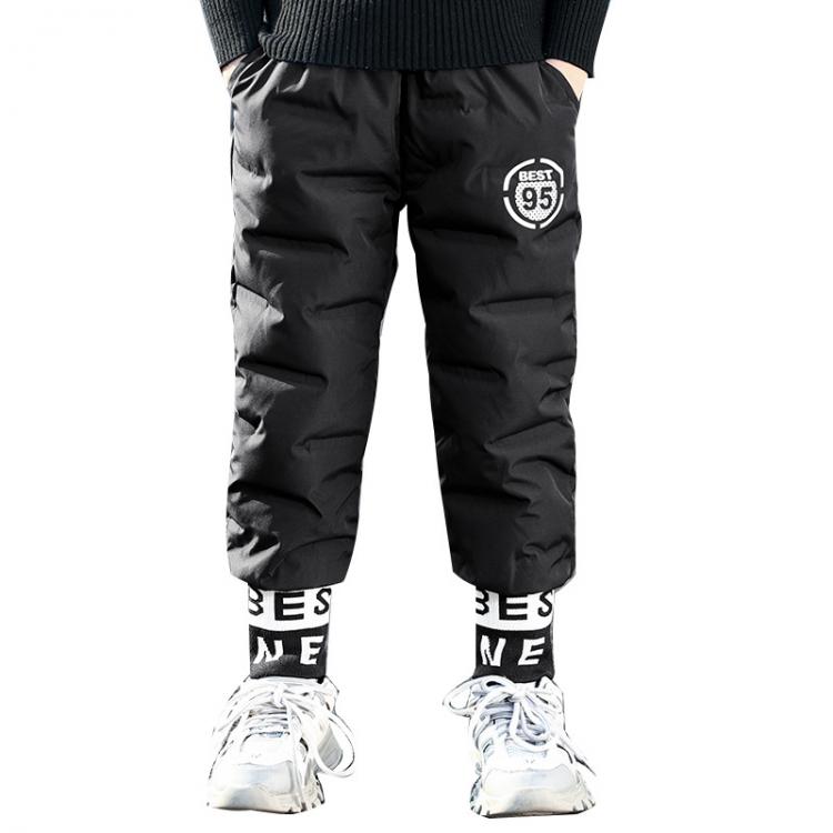 all in one place ילדים ותינוקות 2021 Brand New Boys Down Pants Winter Thickened Trouser Children's Clothing Warm Kids Clothes Fashion Winter Down Pants for B
