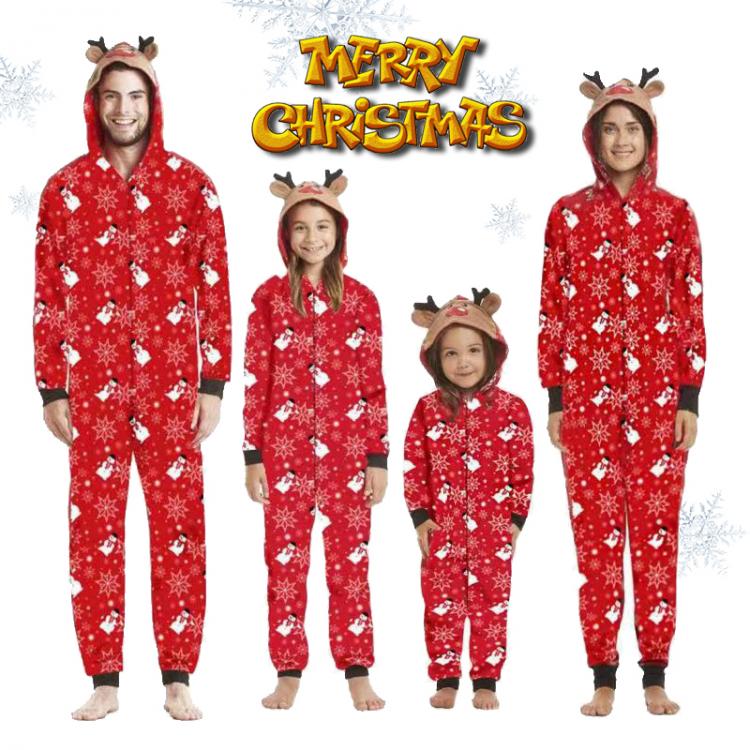 all in one place ילדים ותינוקות 2021 Christmas Family Matching Kids Blanket Sleepers Children Pajamas Cartoon Onesies For Boys Girls Jumpsuits Deer Kigurumi