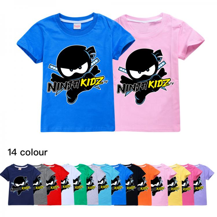 all in one place ילדים ותינוקות Ninja Kidz B Kids Clothes Cotton Short-sleeved T-shirts  Children Sweatshirt Cartoon Teenager Tops Boys Girls Clothing
