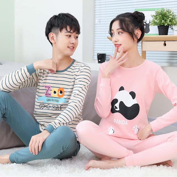 all in one place ילדים ותינוקות Teens Pajamas Long Sleeve Cotton Pyjamas Kids Clothes Sets Cartoon Panda Big Boy Sleepwear Cute Pajamas For Girls 10 12 16 Years