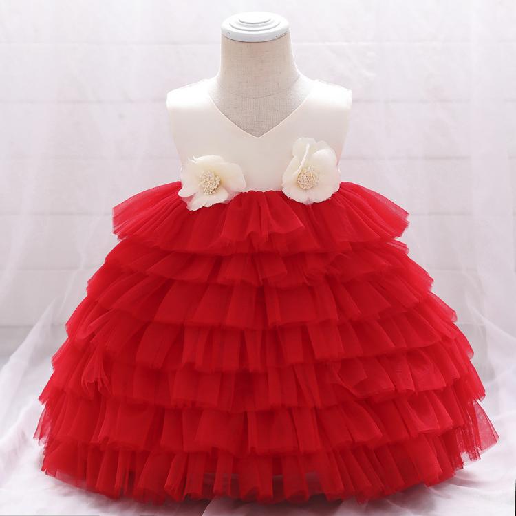 all in one place ילדים ותינוקות Baby Girl Dress 0-2 Birthday Handmade Dress Girl Party Wedding Dress Tutu Princess Dress Clothes For Newborns Children vestidos