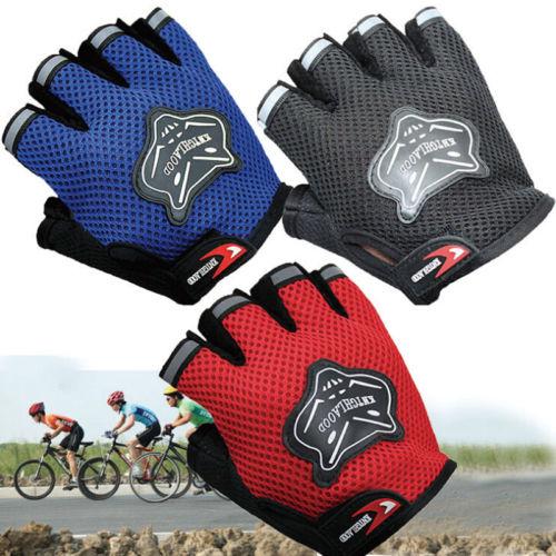 all in one place ילדים ותינוקות Pudcoco Hot 7-16Y Kids Adults Bike Half Finger Gloves Cycling Mesh Gloves Bicycle Sport Short Gloves 4Colors Hot