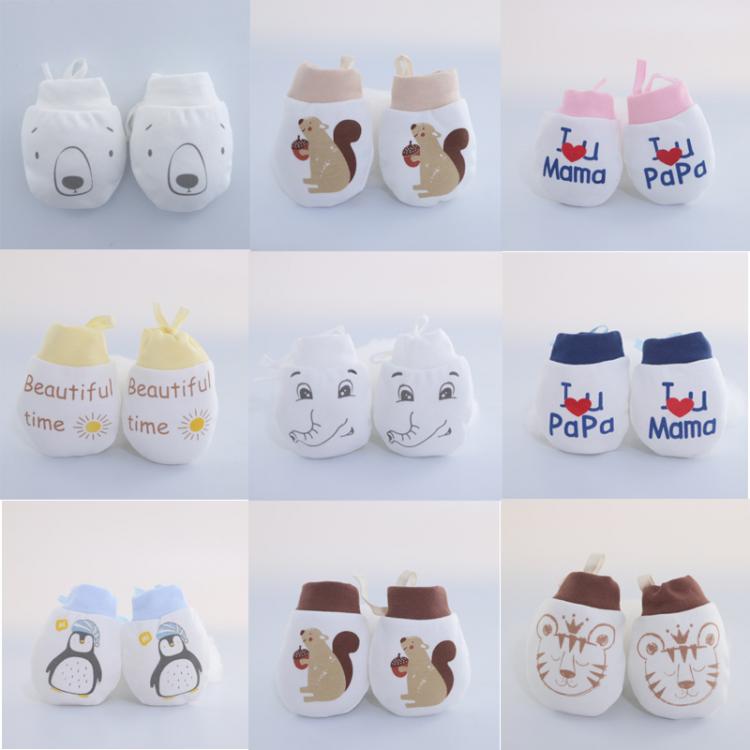 all in one place ילדים ותינוקות New Baby mittens Gloves Cute Cartoon Baby Infant Pure cottonGirlt Scratch Newborn MittsBoy Fabric Baby Care product Christmas