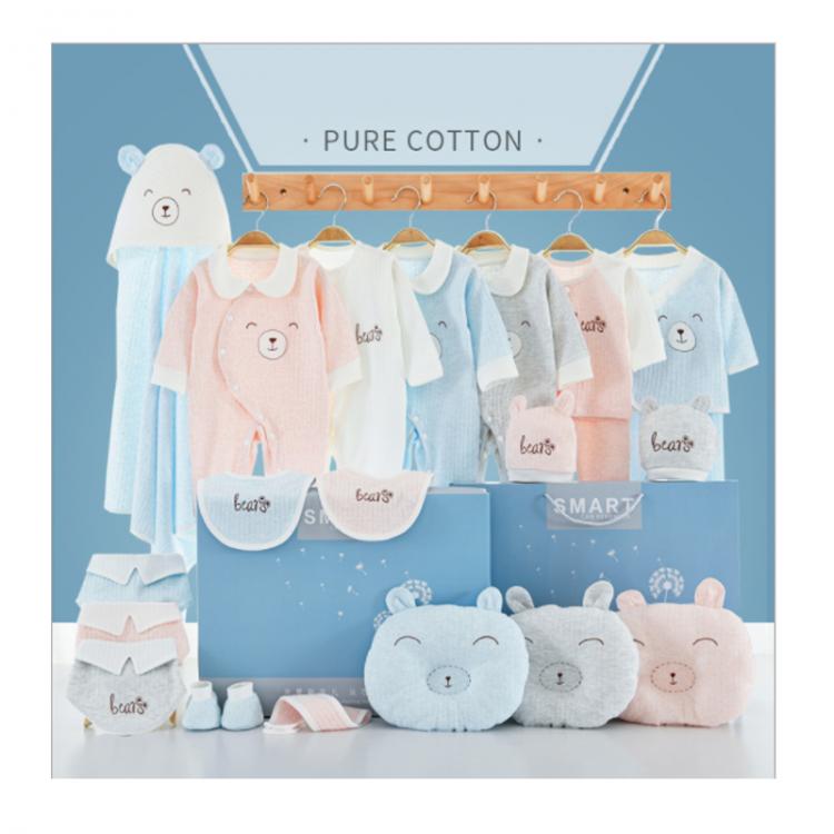 all in one place ילדים ותינוקות 18/22/24pieces/0-3Months Newborn Baby Clothing 100%Cotton Kids Clothes Suit Unisex Infant Boys Girls Clothing Set