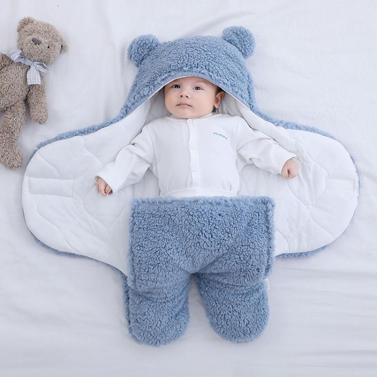 all in one place ילדים ותינוקות Baby Sleeping Bag Ultra-Soft Fluffy Fleece Newborn Cocoon Blanket Infant Boys Girls Clothes Sleeping Nursery Wrap Swaddle 3 6 M