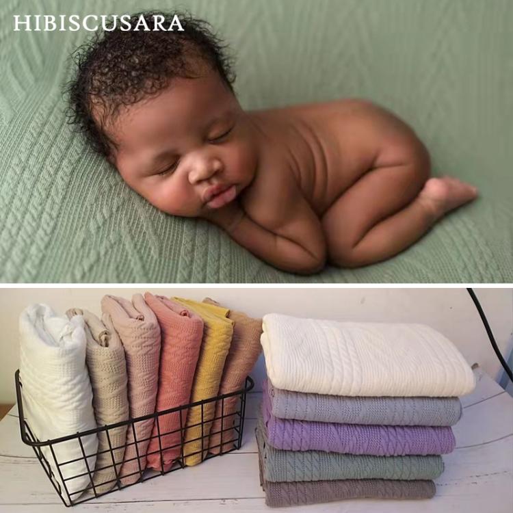 all in one place ילדים ותינוקות Thick Knitted Newborn Baby Photography Wraps Swaddle Photo Shoot Backdrop Cable Knitting Soft Warm Autumn Winter Photo Blankets