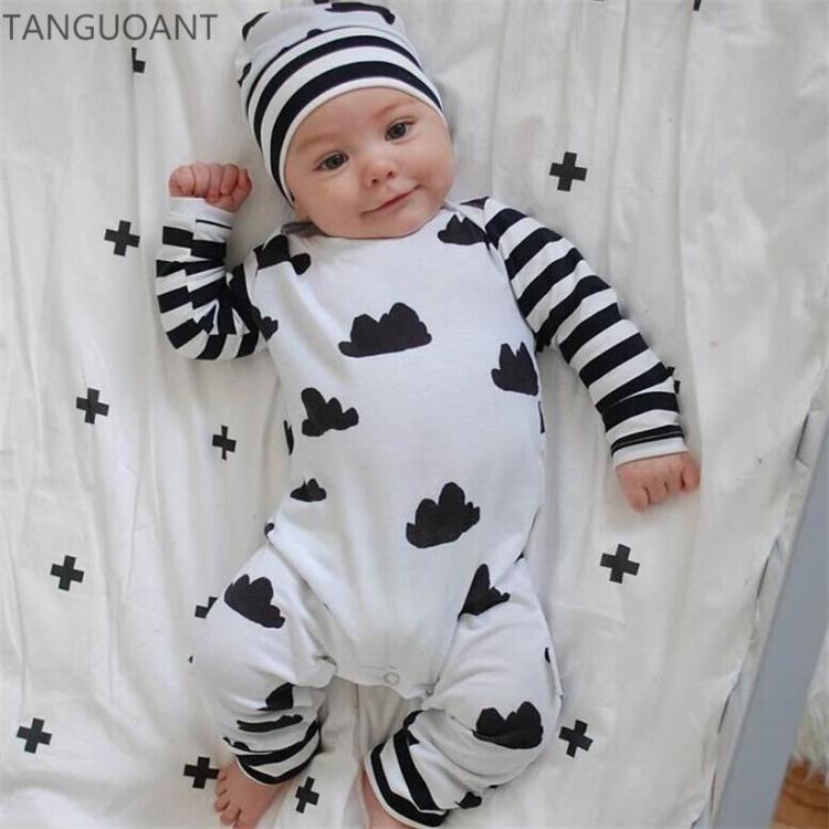 all in one place ילדים ותינוקות TANGUOANT hot sale new baby romper Long sleeve baby boy girl clothes newborn clothing casual baby girl clothing infant suit