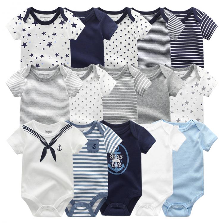 all in one place ילדים ותינוקות 2021 Unisex 5PCS Baby Girl Clothes Cotton Bodysuits Newborn Baby Boy Clothes Cartoon Print Girls Baby Clothing Ropa Bebe