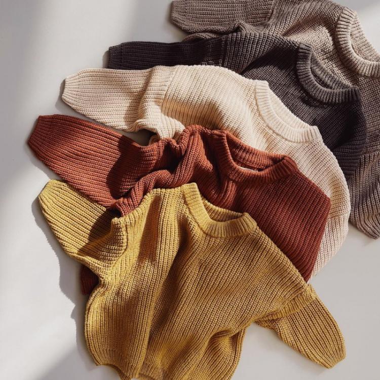 all in one place ילדים ותינוקות 0-9M Autumn New Baby Boys Girls Clothes Baby Sweater Toddler Knit Sweater Newborn Knitwear Long Sleeve Cotton Baby Pullover Tops