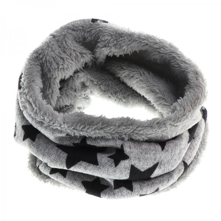 all in one place ילדים ותינוקות New Autumn Winter Children Scarf Five Stars Print Baby Scarf Boys And Girls Cotton Kids Dot Print Ring Children Loop Scarves