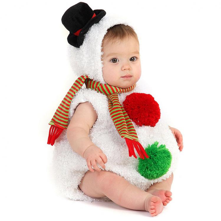 all in one place ילדים ותינוקות Cute Toddler Christmas Outfits Infant Baby Boys Girls Christmas Xmas Snowman Modelling Fleece Romper Scarf Sets Baby Costume