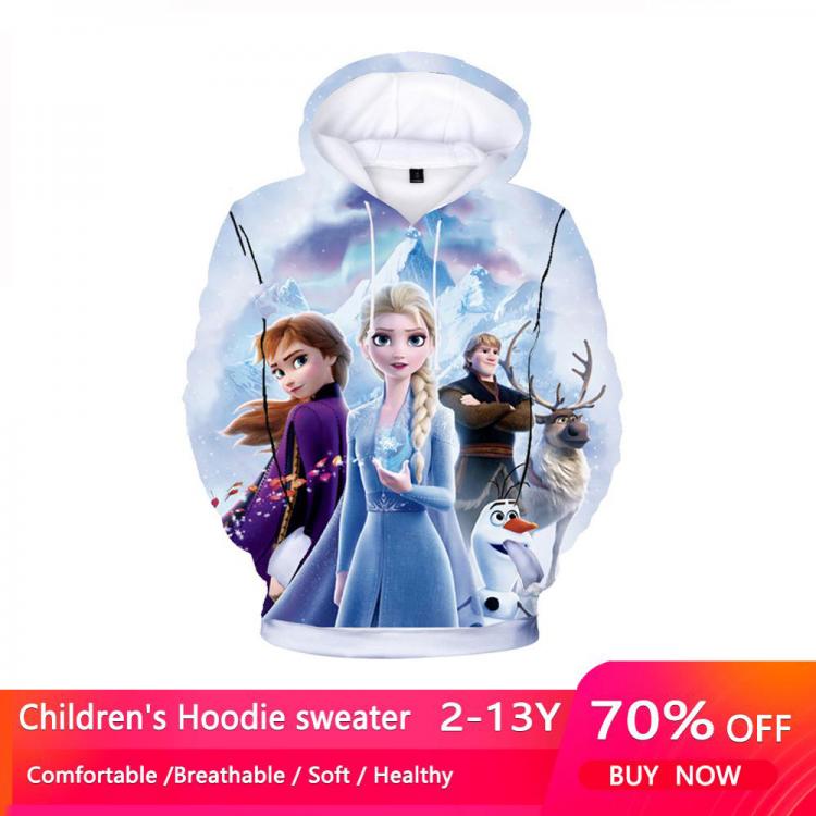all in one place ילדים ותינוקות New Spring Autumn Elsa Anna Kids Baby Boys Girls Toddlers 3D Printing Hoodies Cartoon Tracksuit Children Clothing Sweatshirts