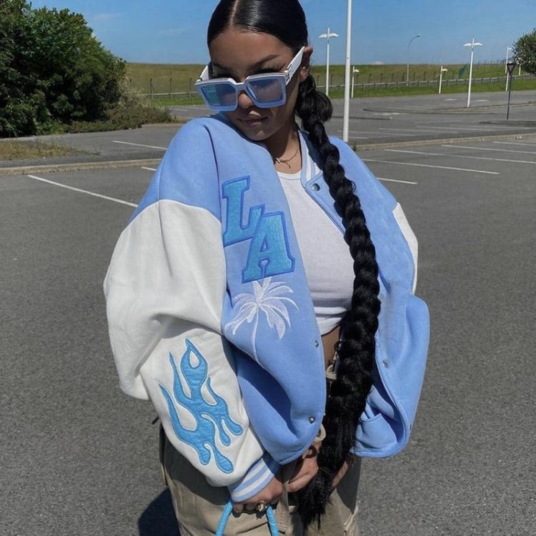 all in one place בגדי נשים New coat ladies and jacket couple tops college style coat women couple cardigan high quality retro baseball uniform women 2021