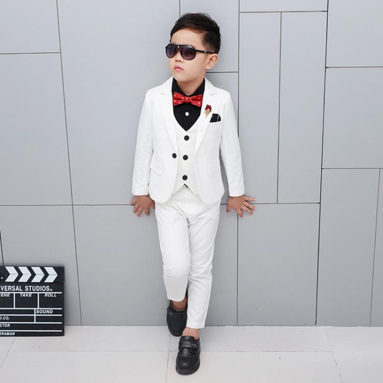 all in one place ילדים ותינוקות Brand New Boys Formal Wedding Party Suits Sets Children Blazer Vest pants Tie 4PCS Clothing Sets Kids Performances Dress Costume