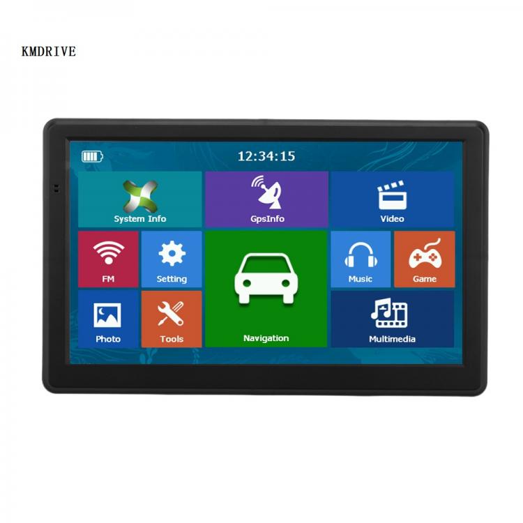 all in one place אלקטרוניקה KMDRIVE 7" inch HD Car GPS Navigation Sat Nav 256/8GB Navigators FM MP3/MP4 Players