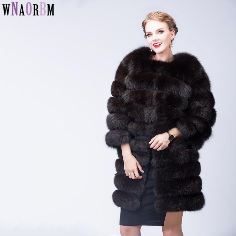 all in one place בגדי נשים 2021 Fashion Ladies Long Fur Coat Cold Winter Warm Fashion Real Fur Coat Abrigos Mujer Kurtka Zimowa Fur Coat For W