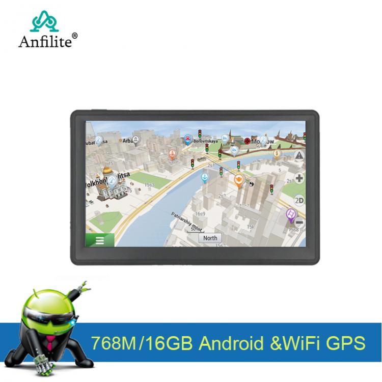 all in one place אלקטרוניקה 7 inch truck gps navigator DDR 768M 16GB CAR GPS Navigation Android WIFI AVIN vehicle gps navigator Spain Warehouse shiping