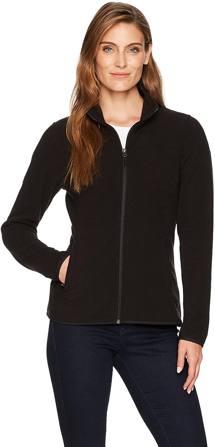all in one place בגדי נשים Amazon Essentials Women's Classic Fit Long-Sleeve Full-Zip Polar Soft Fleece Jacket