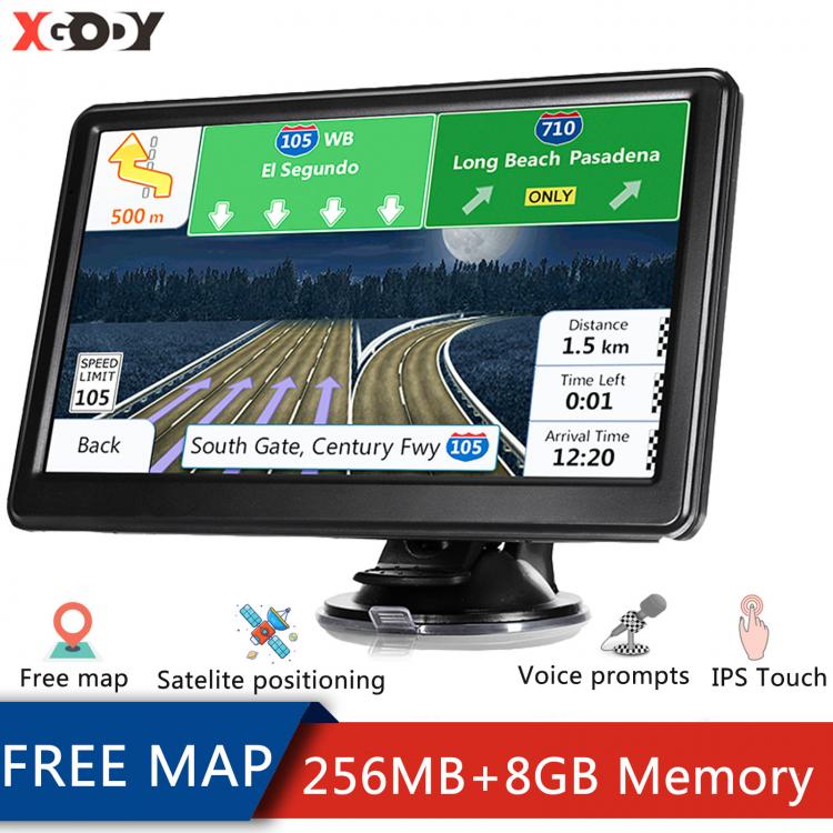 all in one place אלקטרוניקה XGODY Car Navigator GPS Vehicle 7 Inch 8GB HD Screen Car GPS Navigation Voice Prompts Truck Navigation America Free Map 2020