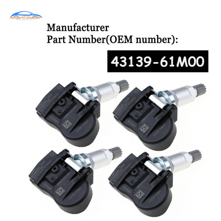 all in one place אלקטרוניקה 4 pcs/lot Car For Suzuki Vitara SX4 S-cross Ignis Baleno Swift Jimmy TPMS Tire Pressure Sensor Monitor 43139-61M00 4313961M00