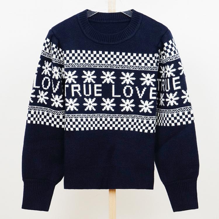 all in one place בגדי נשים 2021 Autumn and Winter New Round Neck Pullover Longsleeved Sweater Top Slim Bottoming Sweater