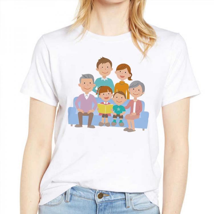 all in one place בגדי נשים Womens 2021 Creative New T Shirt Fashion Kawaii O Neck Loose Summer Top Casual Lady Tshirt Female T-shirt Cute Tee Short Sleeves