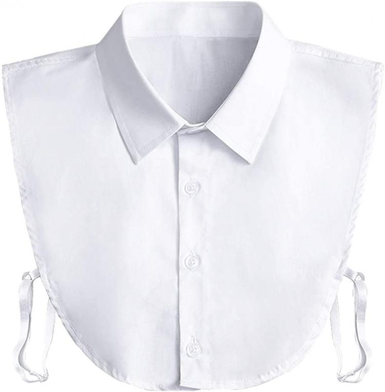 all in one place בגדי נשים Fake Collar Detachable Dickey Collar Blouse Half Shirts Peter Pan Faux False Collar for Women & Girls Favors