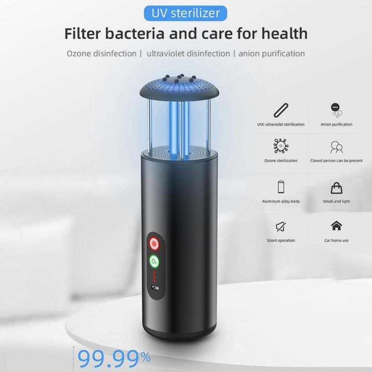 all in one place אלקטרוניקה Car Home Office Air Purifier UVC Ultraviolet Lamp Air Ozonizer Anion Air Cleaner Sterilization for Odor Smoke Dust Removal