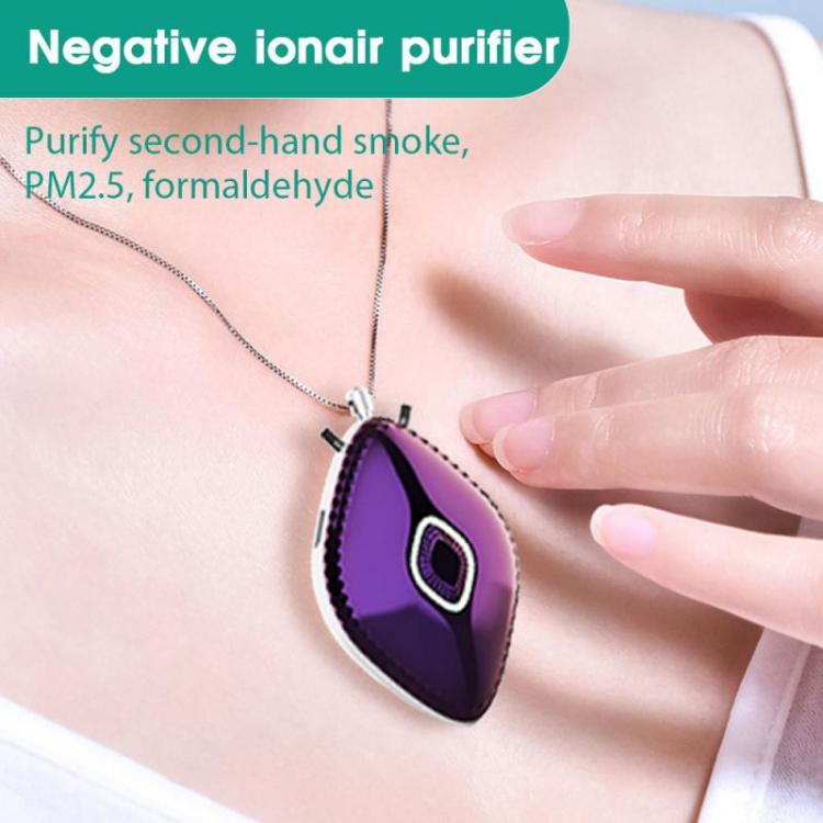 all in one place אלקטרוניקה Air Purifier USB Portable Wearable Necklace Negative Ionizer Anion Air Cleaner Personal Wearable Necklace Car Air Purifiers