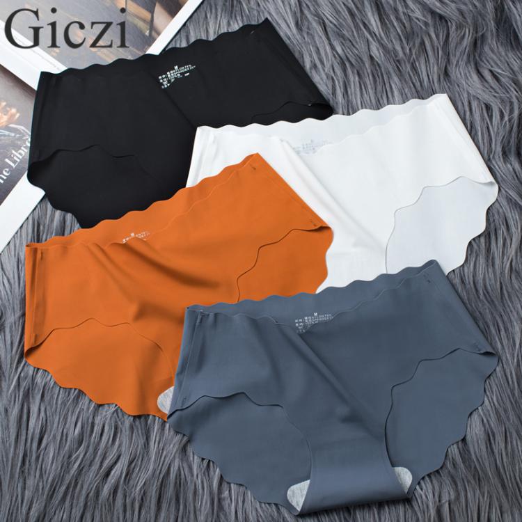 all in one place בגדי נשים Giczi Seamless Women's Panties Wave Shape Sports Underwear Comfort Breathable Birefs Intimate Lingerie Girls Underpants Hot S