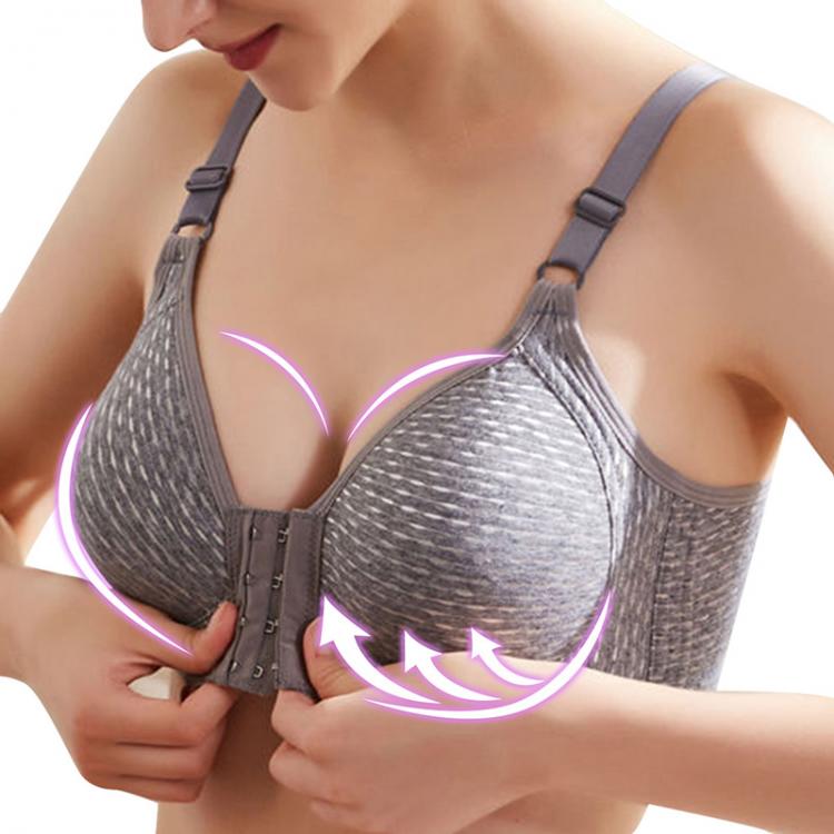 all in one place בגדי נשים Women Underwear Sexy Lingerie Front Buckle Push Up Bra Without Steel Ring Bra Seamless Lace Bra U-shaped Beautiful Back